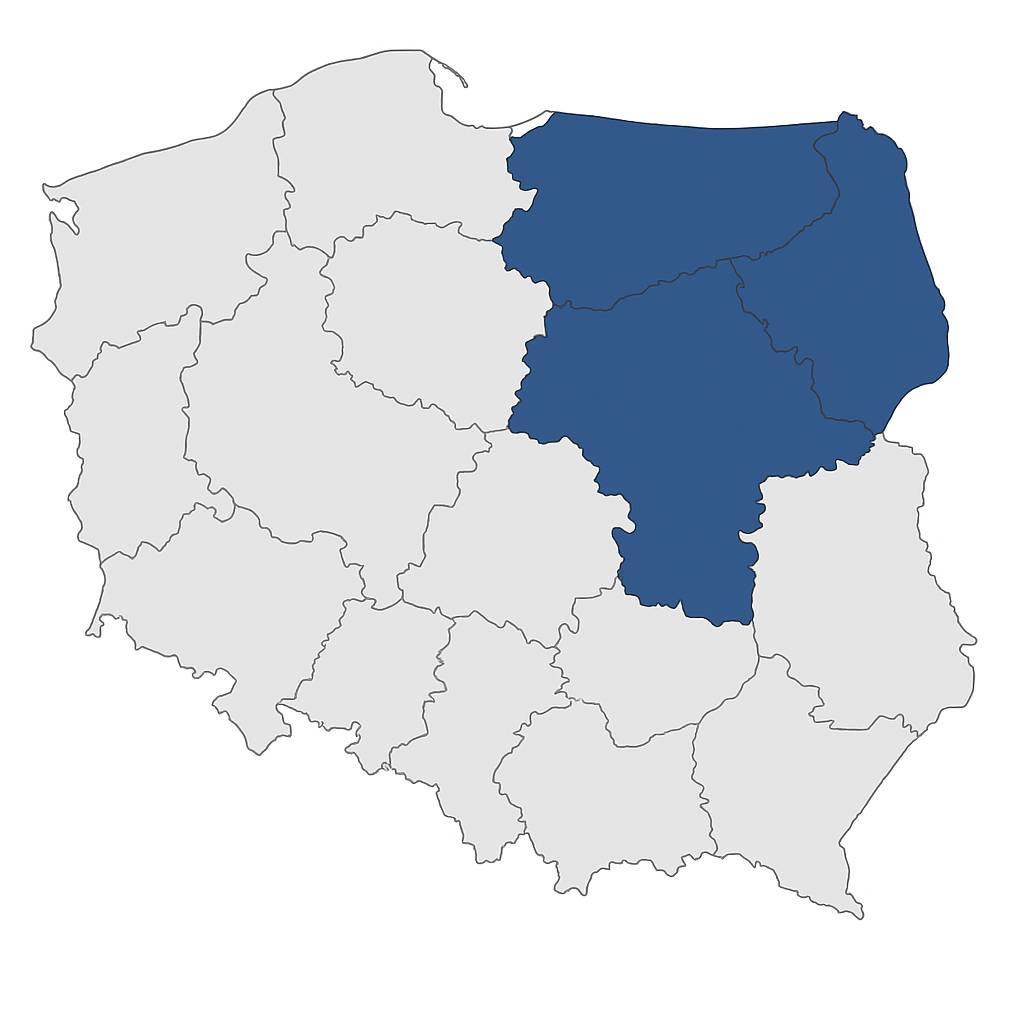 mapa polski